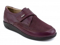 231161 Сурсил-Орто (Sursil-Ortho), туфли для взрослых, кожа, стрейч, бордовый, полнота 5 в Владивостоке
