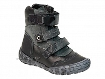 210-21,1,52Б Тотто (Totto), ботинки демисезонные утепленные, байка, черный, кожа, нубук. в Владивостоке