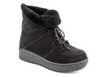 190331 Сурсил-Орто (Sursil-Ortho), ботинки для взрослых зимние, шерсть, нубук, черный, полнота 10 