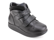 141607W Сурсил-Орто (Sursil-Ortho), зимние ботинки для взрослых, ригидная подошва, диабетическая подкладка, натуральный мех, кожа, нубук, черный, полнота 11 в Владивостоке
