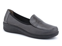 84-51И-22-402/30 Рикосс (Ricoss) туфли для взрослых, кожа, серый, полнота 9 в Владивостоке